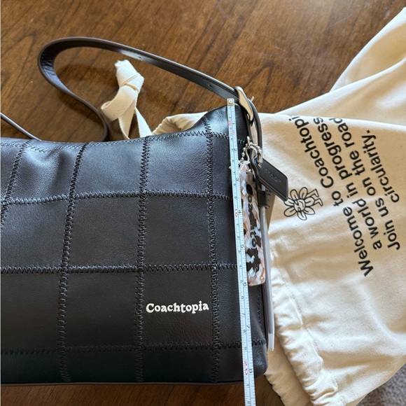 Coach Alter/Ego Black Leather patchwork Shoulder Bag - Picture 5 of 8